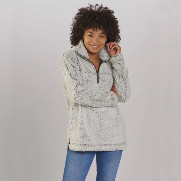 Quarter Zip Sherpa Pullover