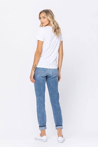 Ready for Everything Judy Blue Double Cuff Jeans