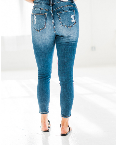 Free Spirited High Rise Skinny Jeans