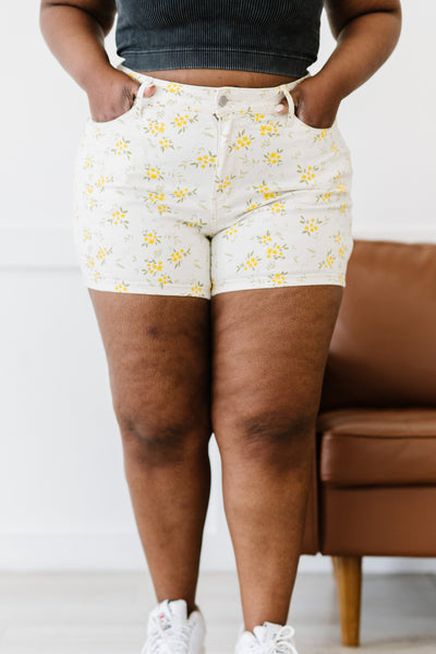 Judy Blue Golden Meadow Shorts