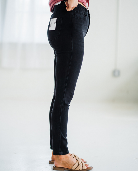 On my Journey Vervet High Rise Denim Skinnies