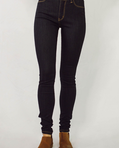 Classic Skinny High Rise Jeans - Dark Wash