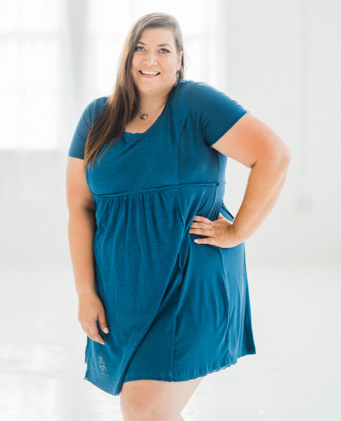 Teal Studio Lights Dress