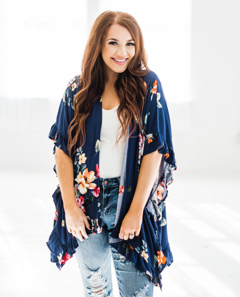 Royal Gardens Floral Kimono