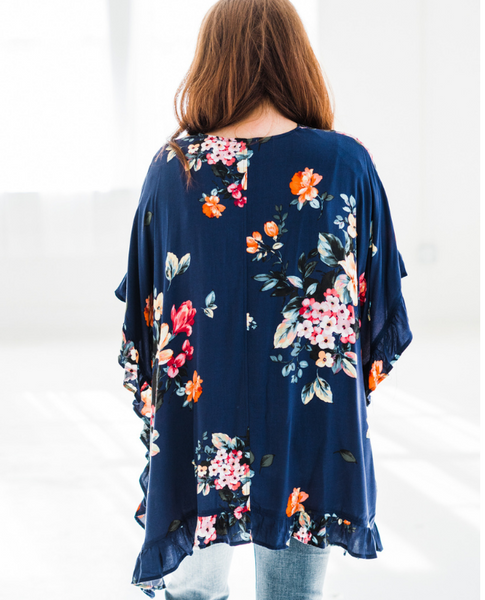 Royal Gardens Floral Kimono