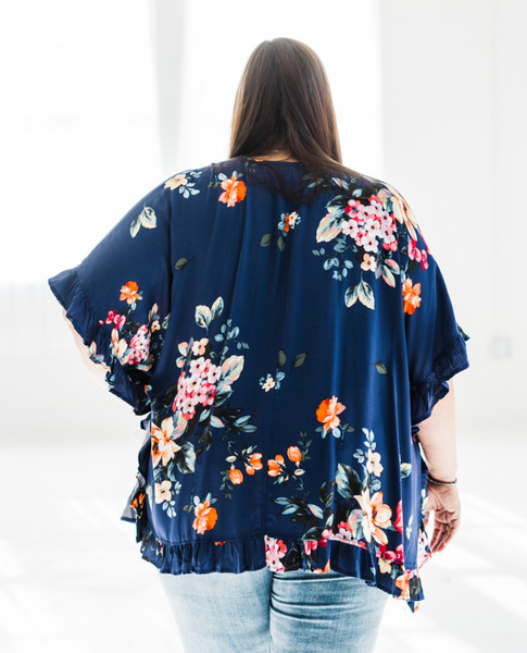 Royal Gardens Floral Kimono