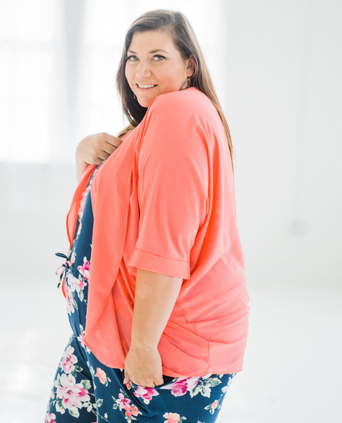 Poppy Fields Chiffon Cardigan