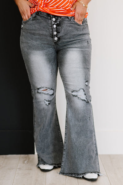 Risen Hometown Girl Flare Jeans