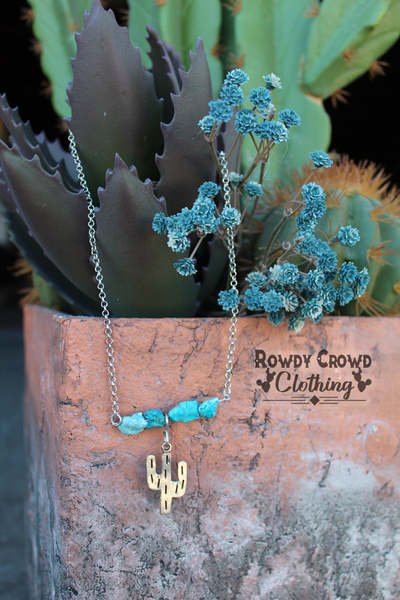 Cactus Bar Necklace