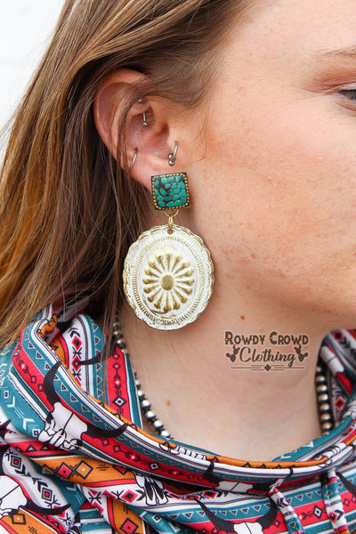 Classy Concho Earrings