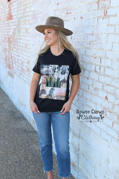 Cowboy Collage Tee