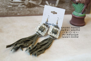 Coyote Concho Earrings