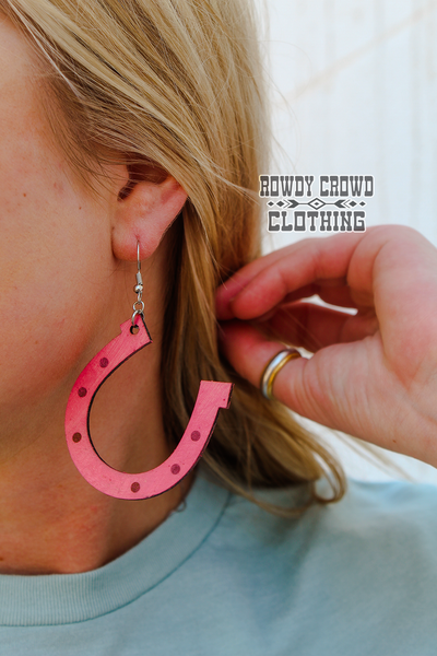 Punchy Horseshoe Earrings