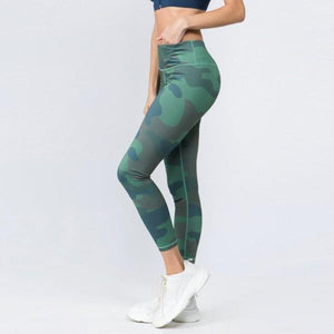 Green Camo Legging