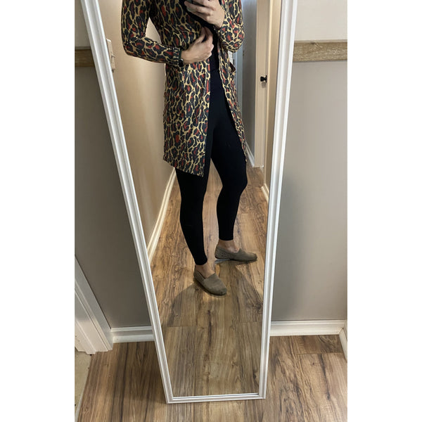 Multi Color Leopard Cardigan