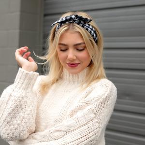 Plaid Wire Headband