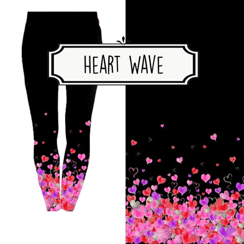 Heart Wave Leggings