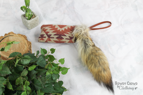 Caprock Coyote Tail Keychain