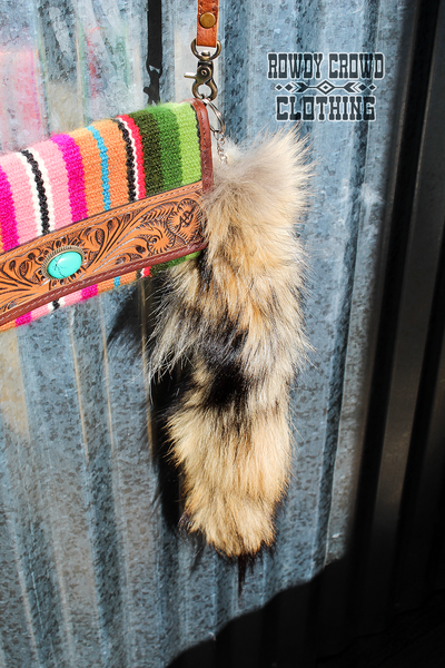 Caprock Coyote Tail Keychain