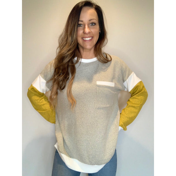 Mustard Sleeve Long Sleeve