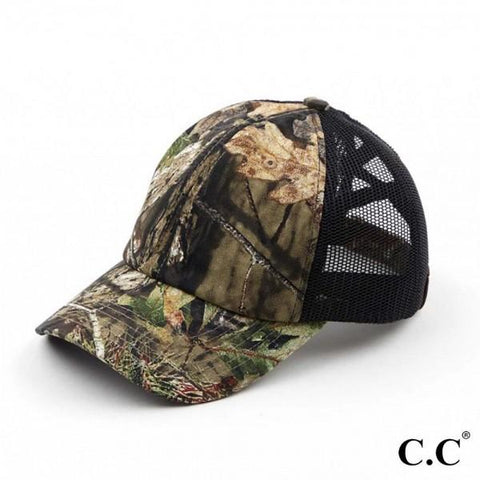 Camo Criss Cross Hat