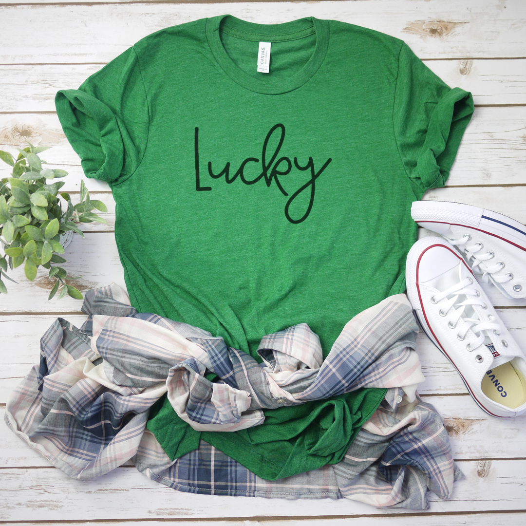 Lucky II - Ink Deposited Graphic Tee