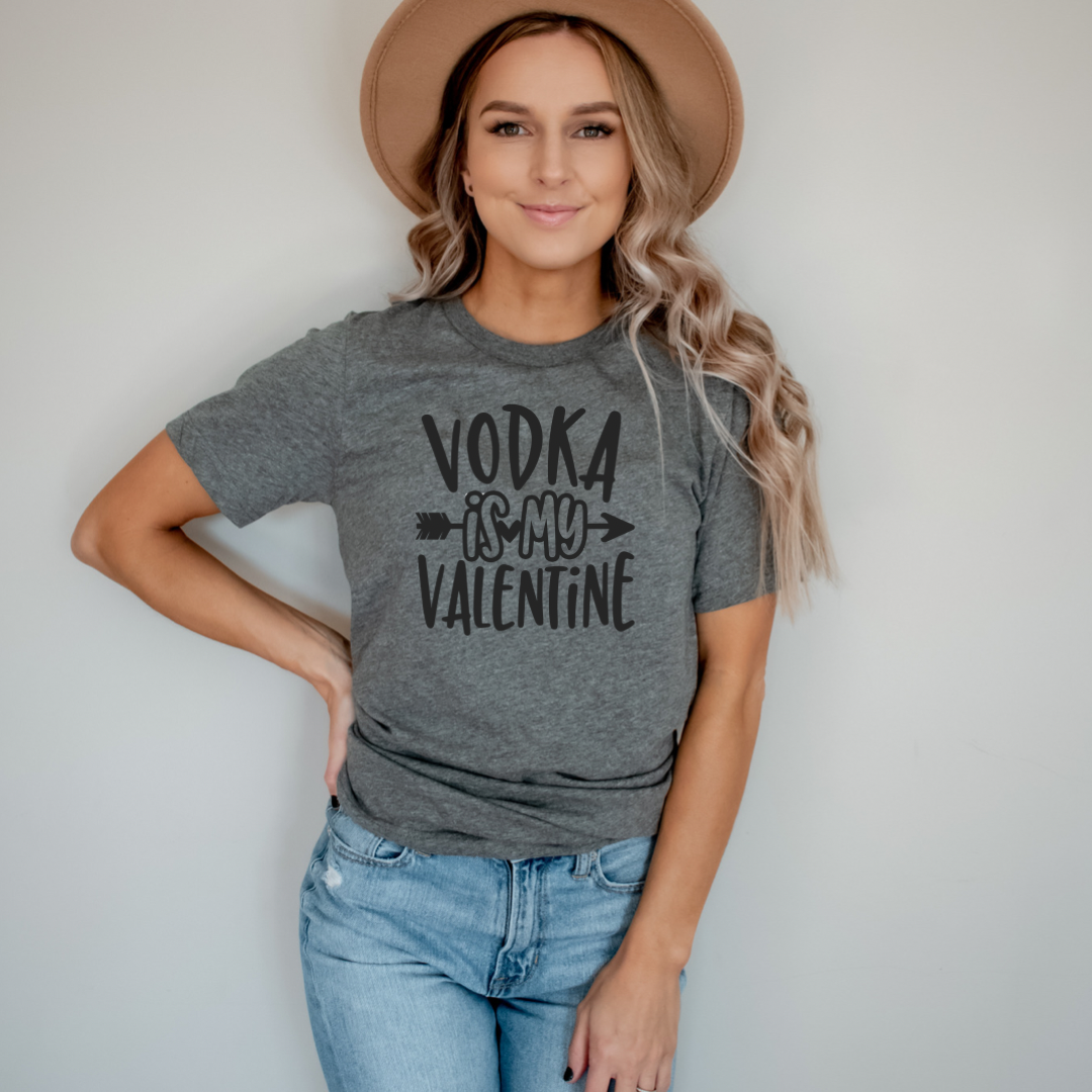 Vodka Valentine - Ink Deposited Graphic Tee