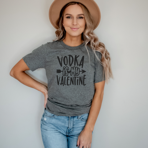 Vodka Valentine - Ink Deposited Graphic Tee