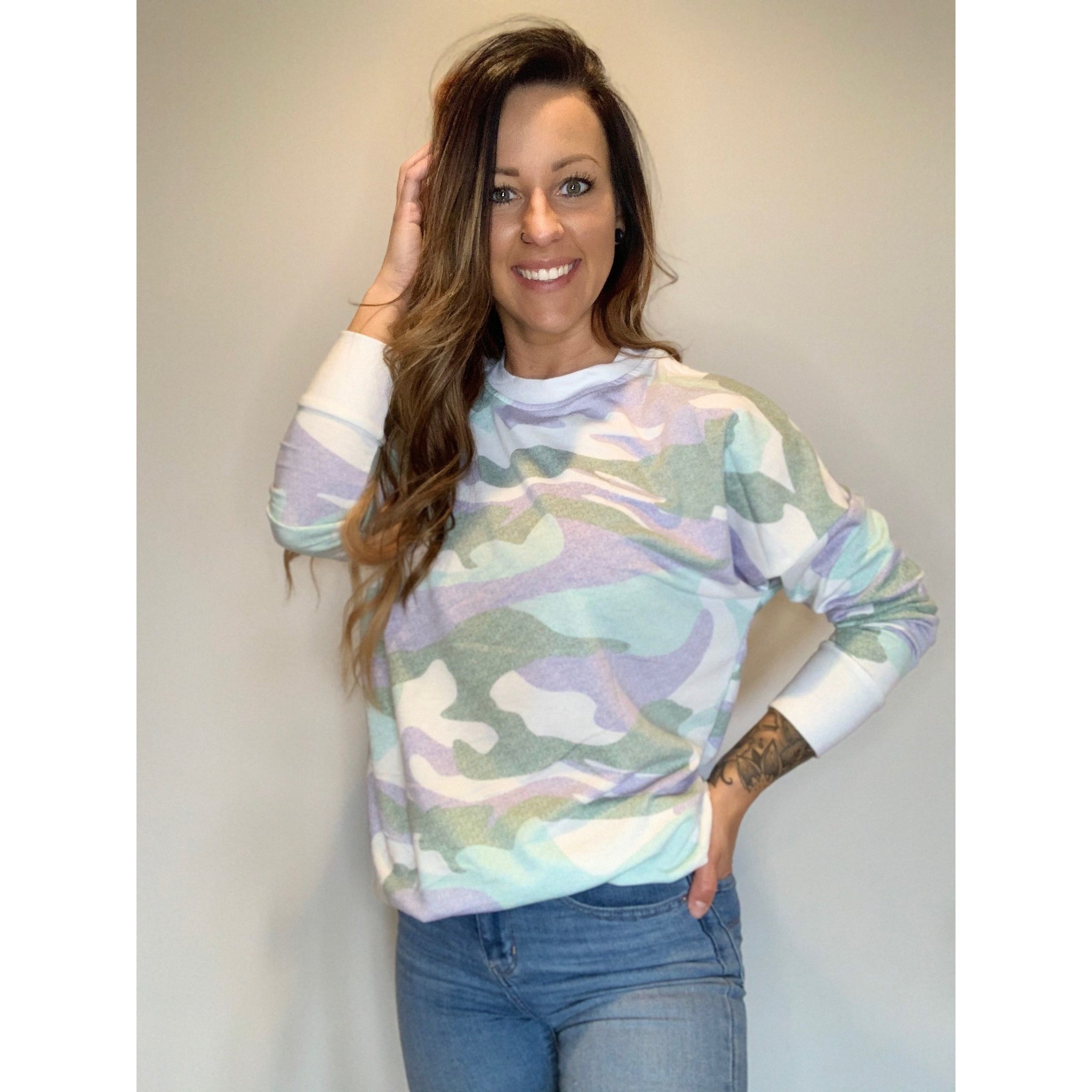 Camo Crew Neck