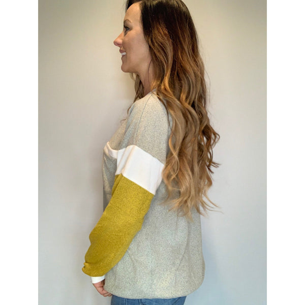 Mustard Sleeve Long Sleeve