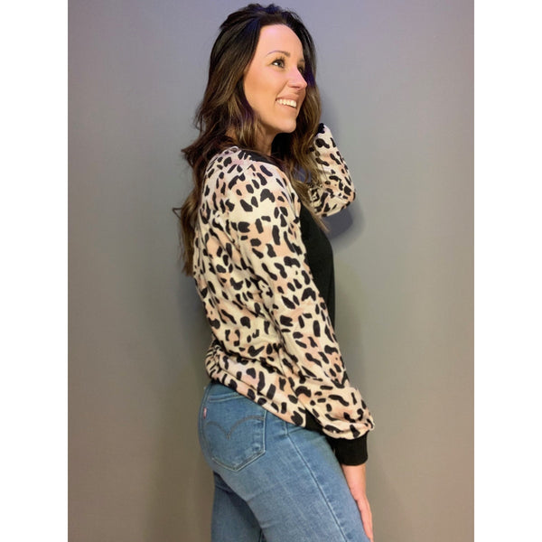 Leopard Black Long Sleeve